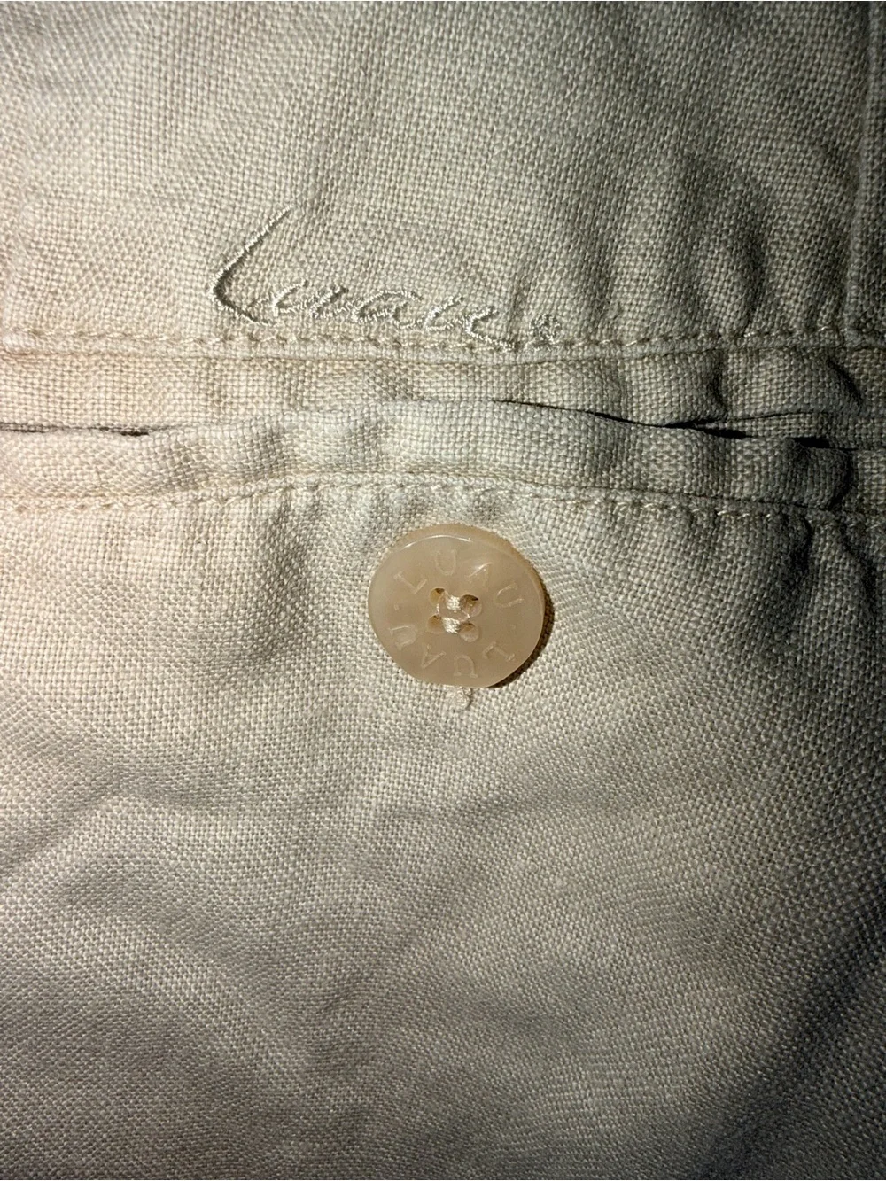 Luau Linen Men’s Tan Shorts